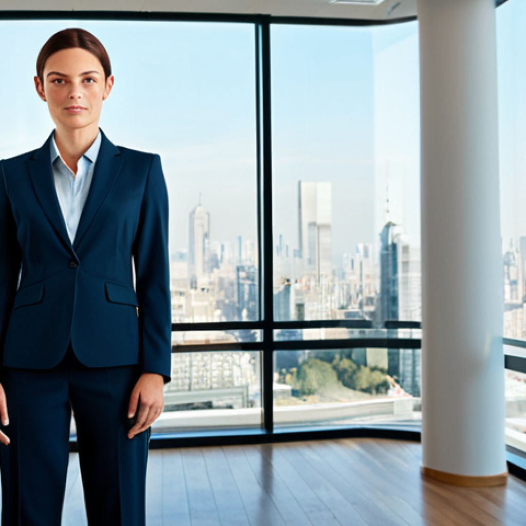 직업상담사 전문 교육과정 - Business Professional**

"A confident businesswoman in a modern, tailored business suit, standing in...