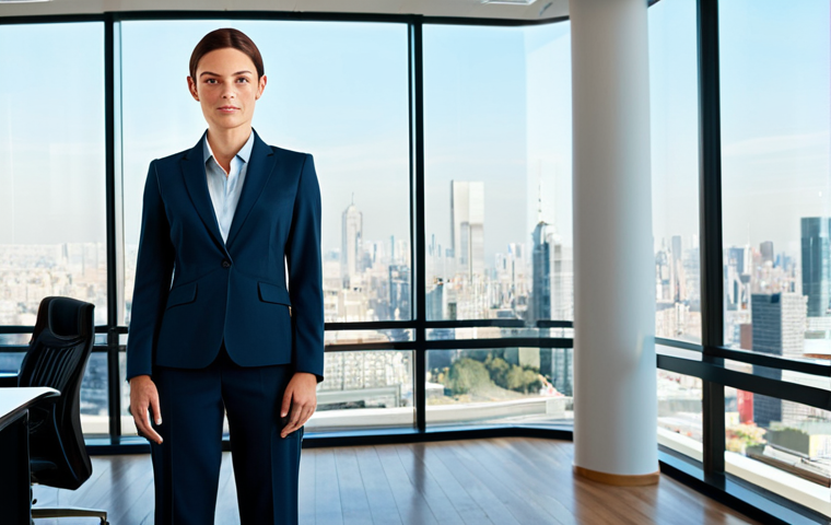 직업상담사 전문 교육과정 - Business Professional**

"A confident businesswoman in a modern, tailored business suit, standing in...