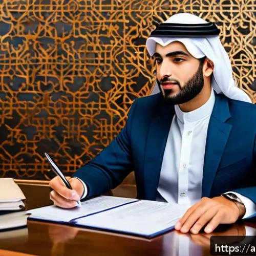 Home 30 직업상담사 필수 중점과목 - A professional Arabic recruitment consultant conducting a detailed job analysis session in a modern ...